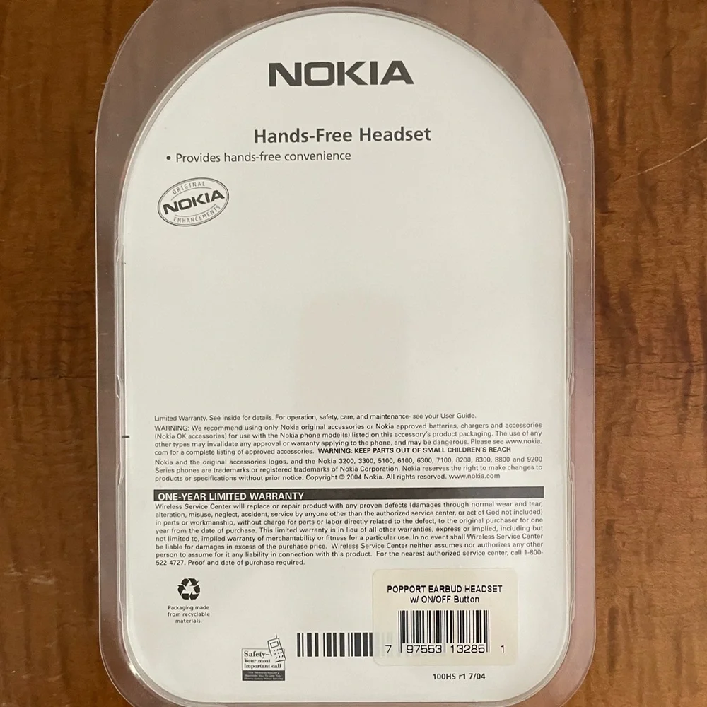 Nokia Hands-Free Headset